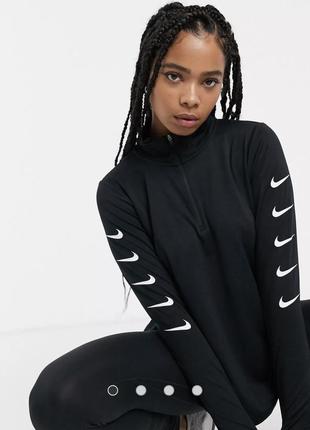 Черный лонгслив nike 🖤1 фото