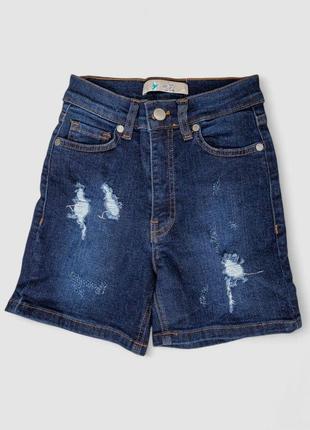 Шорты джинсовые подростковые для девочки, цвет синий, 247r923