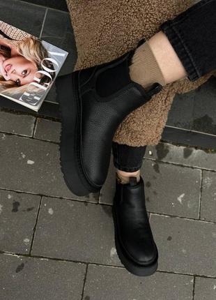 Трендовые угги натуральная кожа+резинка