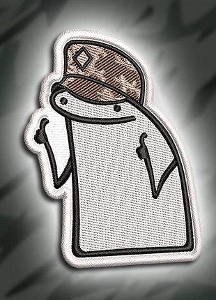 №296 шеврон флорк солдат 8х6.3см