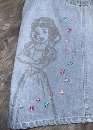 Прикольний джинсовий сарафан disney для дівчинки 1-2р primark
