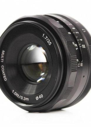 Об'єктив meike 35 мм f/1.7 mc для sony (e-mount)