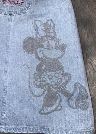 Прикольний джинсовий сарафан disney для дівчинки 1-2р primark