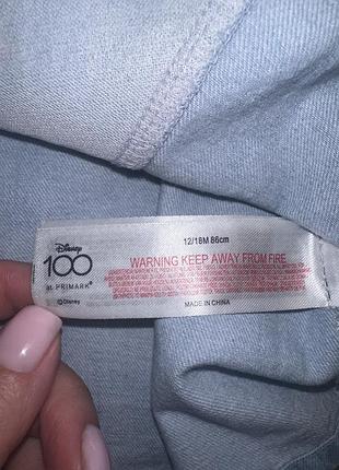 Прикольний джинсовий сарафан disney для дівчинки 1-2р primark