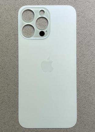 Iphone 13 pro max silver задняя крышка белого цвета на замену стекло высокое качество новая!