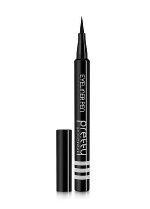 Подводка-фломастер для глаз pretty by flormar eyeliner pen black1 фото