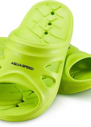 Шльопанці aqua speed ​​florida 6617 салатовий діт 30