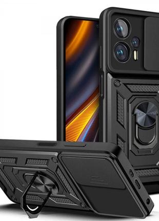 Чохол xiaomi redmi poco x4 gt camera slide ring
