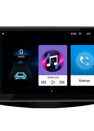 Штатна магнітола lesko для mitsubishi grandis manual a/c 2003-2011 екран 9" 1/16gb wi-fi gps base