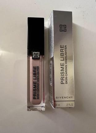 Рідкий хайлайтер для обличчя Givenchy prisme libre skin-caring liquid highlighter rose