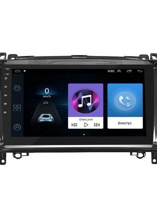 Штатна магнітола lesko для mercedes-benz a-клас ii (w169) 2004-2008 екран 9" 1/16gb wi-fi gps base