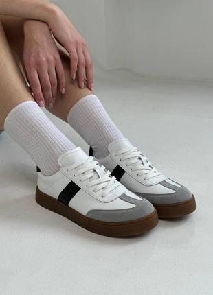 Кожаные кеды