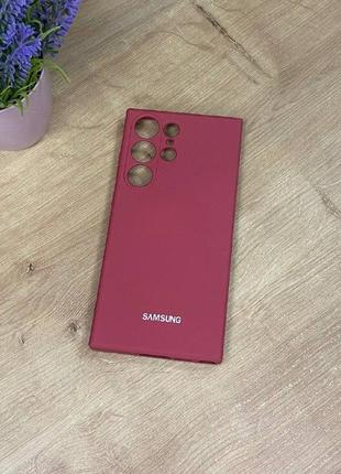 Чeхол samsung s23 ultra красний