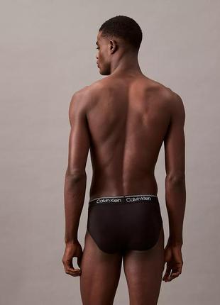 -40% | оригинальные слипы из микрофибры calvin klein micro stretch hip brief набор...