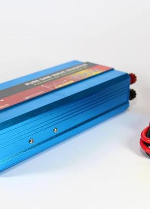 Преобразователь с чистой синусоидой ac/dc 600w инвертор напряжения 12v-220v правильной синусоидой3 фото