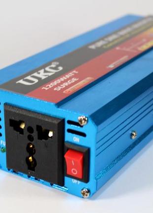 Преобразователь с чистой синусоидой ac/dc 600w инвертор напряжения 12v-220v правильной синусоидой4 фото