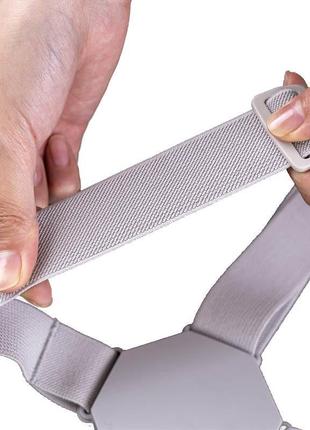 Корректор осанки с вибрацией/ корсет для позвоночника / умный пояс поддержка спины usb зарядка