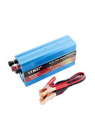 Преобразователь с чистой синусоидой ac/dc 400w инвертор напряжения 12v-220v правильной синусоидой