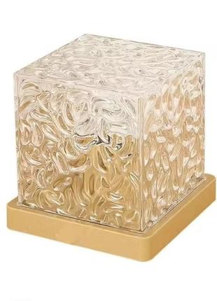 Настольный светильник rgb с проекцией волны · светодиодный usb ночник эффект воды с пультом ду