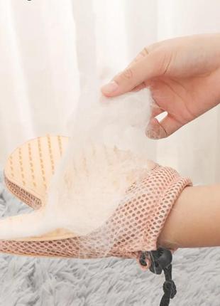 Рукавичка 2 в 1 для вичісування тварин і видалення шерсті з меблів, тканин, поверхонь xl-147 |