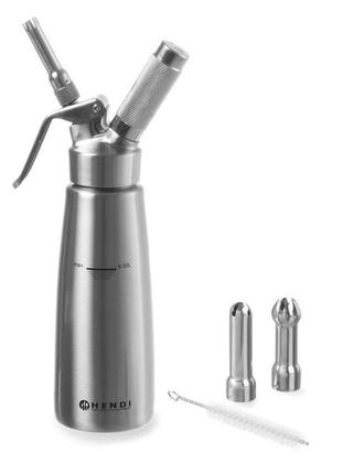 Сифон для вершків profi line 0.5 л hendi 588017