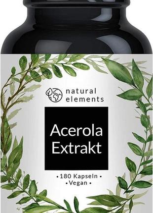 Вітамін с ацерола 660 мг  natural elements - 180 капсул