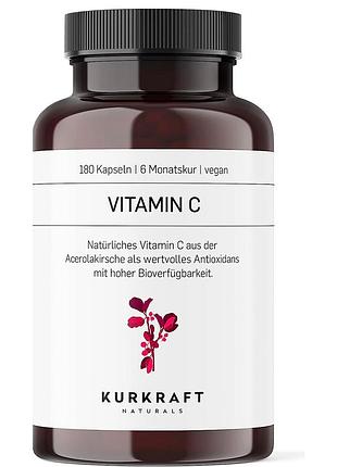 Ацерола (вітамін с) 700 мг kurkraft - 180 капсул