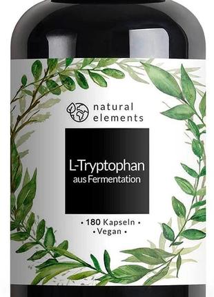 L-триптофан 500 мг natural elements - 180 капсул