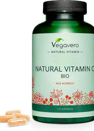 Натуральний вітамін с vegavero® - 120 капсул