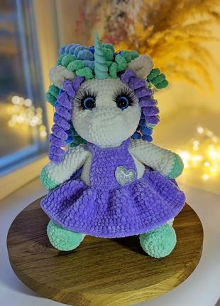 Единорожка игрушка детская ручной работы
