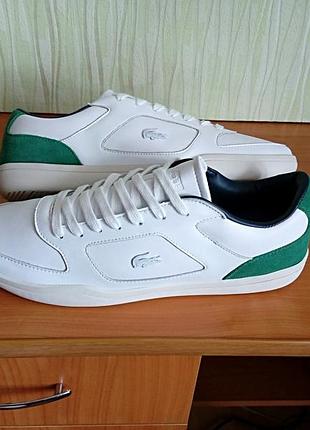 Кроссовки  мужские кожаные lacoste.