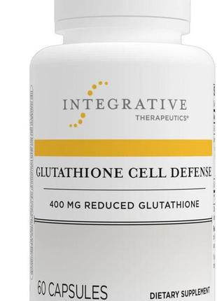Захист клітин глутатіоном (glutathione cell defense) 400 мг integrative therapeutics - 60 капсул