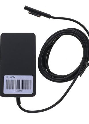 Оригінальний блок живлення для планшета microsoft 15v, 4a, 65w, 6pin, black (без кабеля !) (surface pro 5, pro 6, pro 4, pro3,