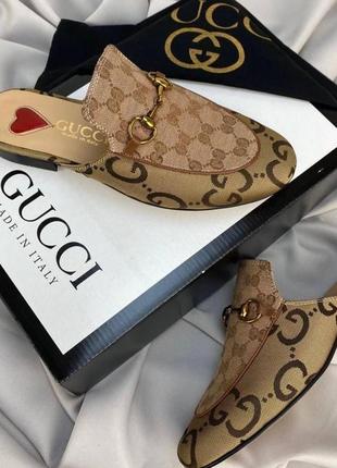 Женские мюли gucci | женские тапочки гучи 36 размер