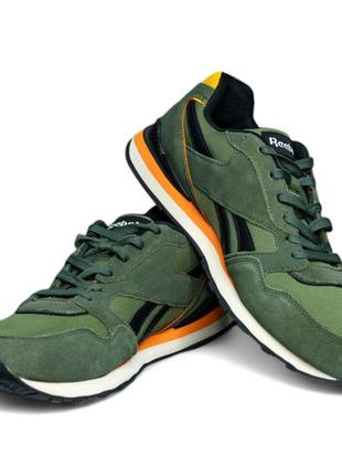 Кроссовки reebok classic цвет олива, 46