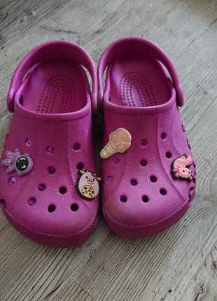Кроксы crocs, оригинал, р j 1-3, стелька 20,4 см на 32,5 размер