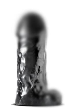 Фаллоимитатор 25.4*8.2 см jet destroyer carbon metallic black