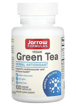 Зелений чай (green tea), jarrow formulas, 500 мг, 100 капсул
