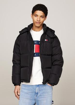 Новий оригінальний чоловічий пуховик tommy hilfiger jeans alaska puffer jacket розмір xs s