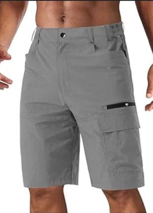 Сірі чоловічі котонові шорти