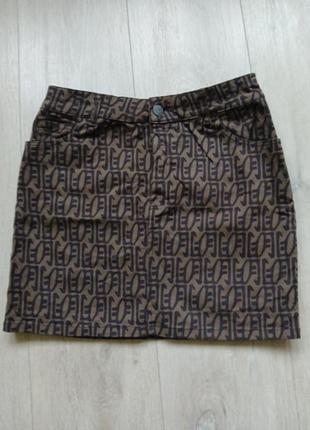 Юбка джинс-котон