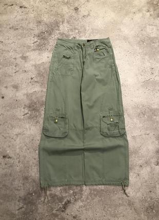 Вінтажні широкі жіночі штани converse y2k multipocket