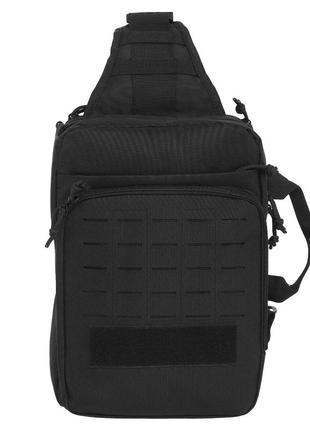 Сумка слинг silver knight на 8 литров цвет чёрный