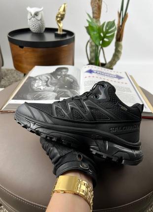 Зимние мужские кроссовки salomon xt-6 black (мех) 41-42-43-44-45-46