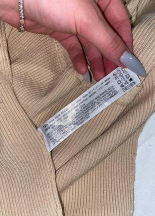 Топ в рубчик з квадратним вирізом zara7 фото