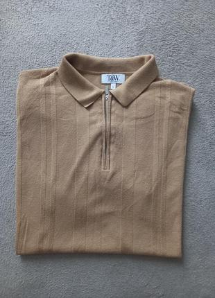 Брендовая футболка поло t&w.