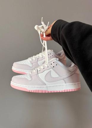 Кроссовки nike sb dunk low light pink fur ❄️