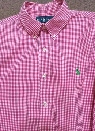 Ralph lauren custom fit сорочка бавовна картата