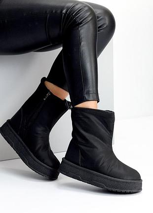 Зимние дутики из плащевки, дутики ботинки сапоги с мехом 36-41