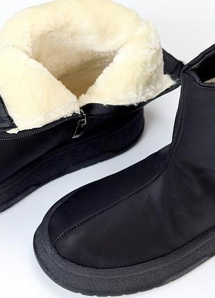 Зимние дутики из плащевки, дутики ботинки сапоги с мехом 36-41